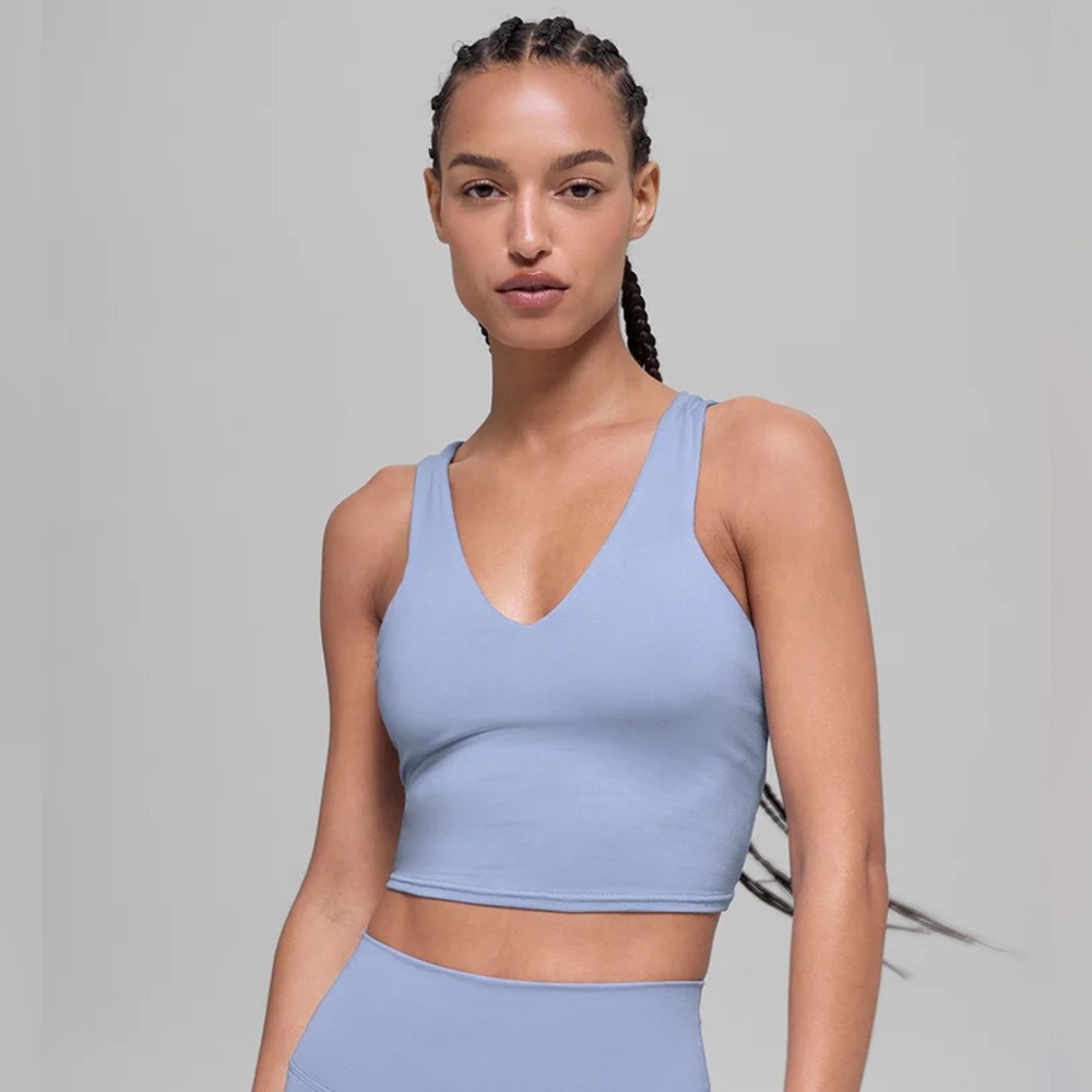 Alo Yoga Real Bra Tank - Winter Frost